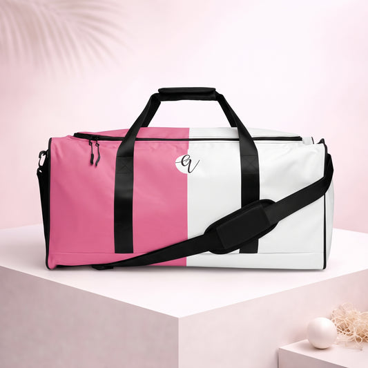 Pink Colored Duffle bag