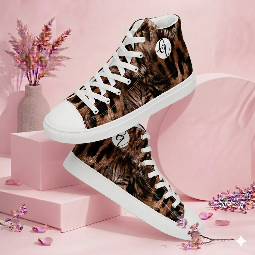 Jaguar high top canvas shoes