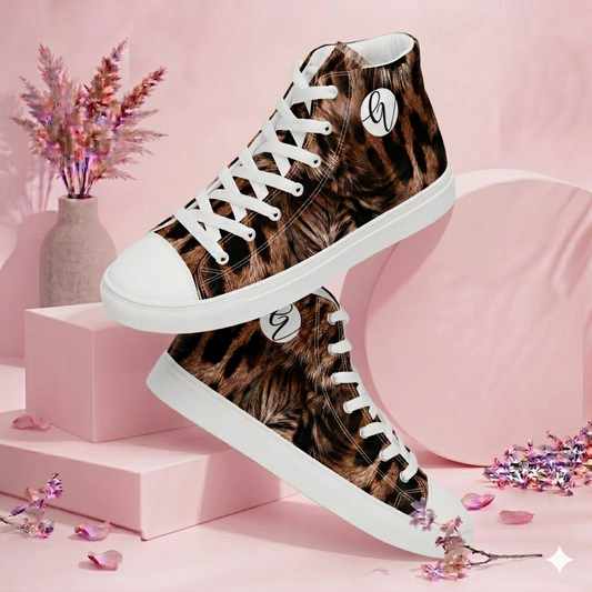 Jaguar high top canvas shoes