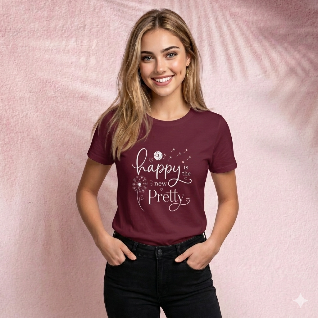 Happy is the new pretty T-Shirt