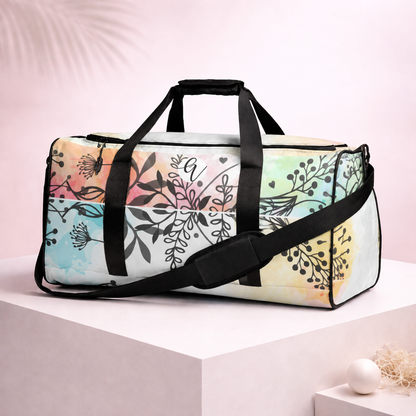 Flower Floral Duffle bag