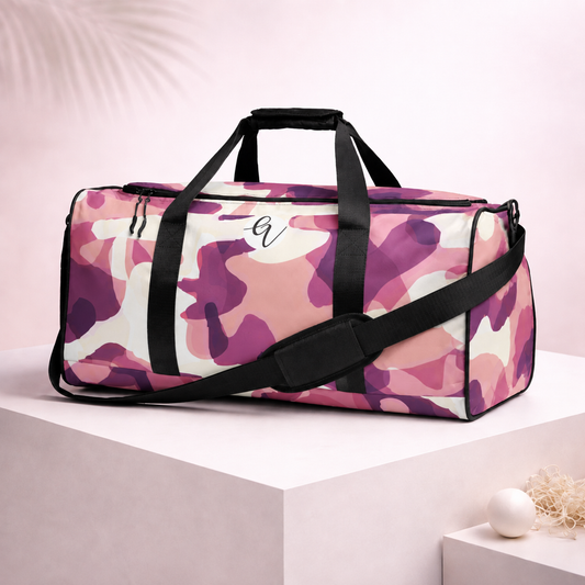 Drape Floral Duffle bag