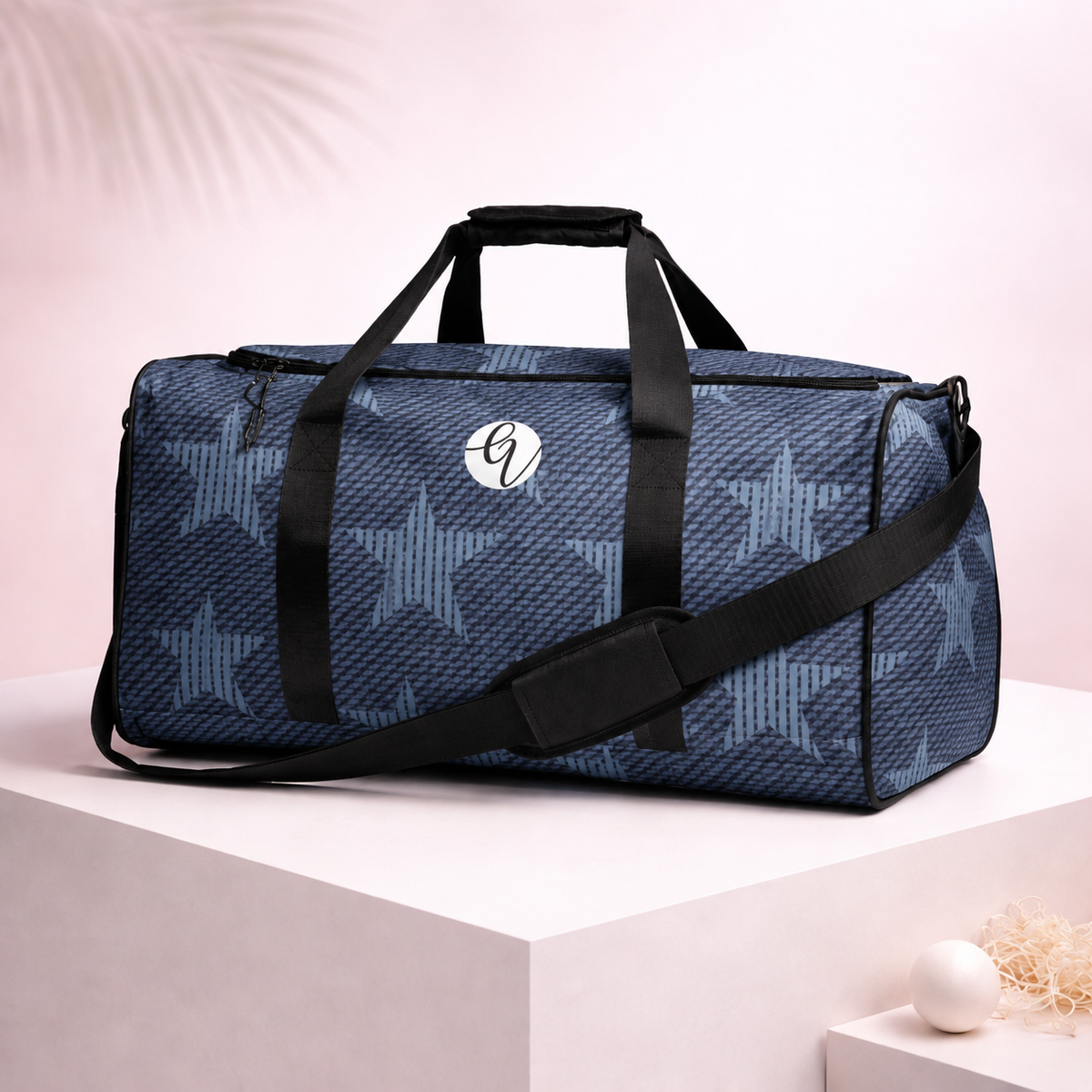 Grey Stars Duffle bag