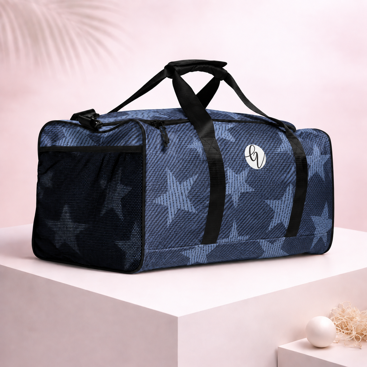 Grey Stars Duffle bag