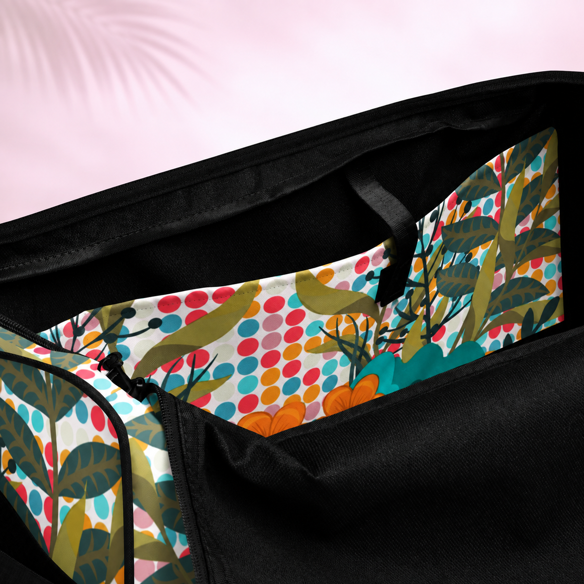 Floral Frame Duffle bag