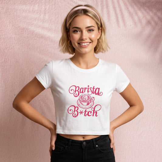 Barista B*tch Crop Tee