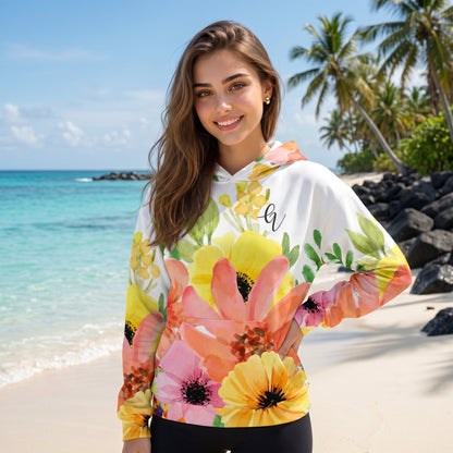Spring Floral Hoodie