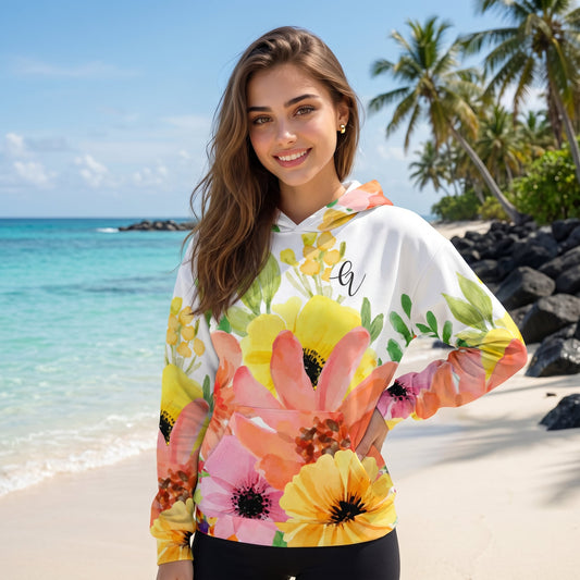 Spring Floral Hoodie