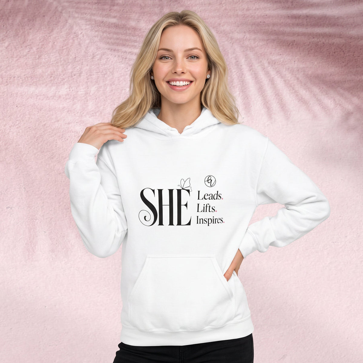 She leads Hoodie