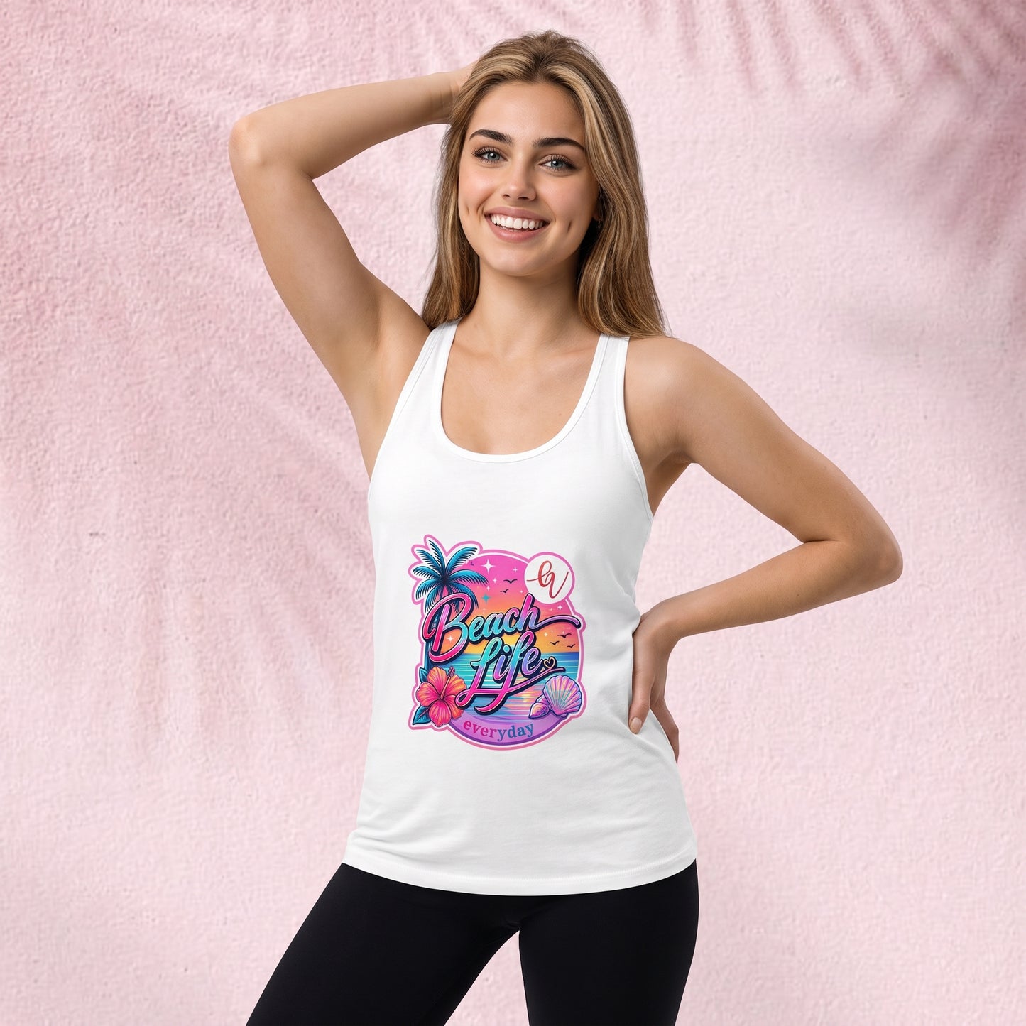 Beach life everdyday Cut & Sew Tank Top