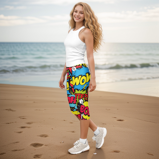 Cool Comic Capri Leggings