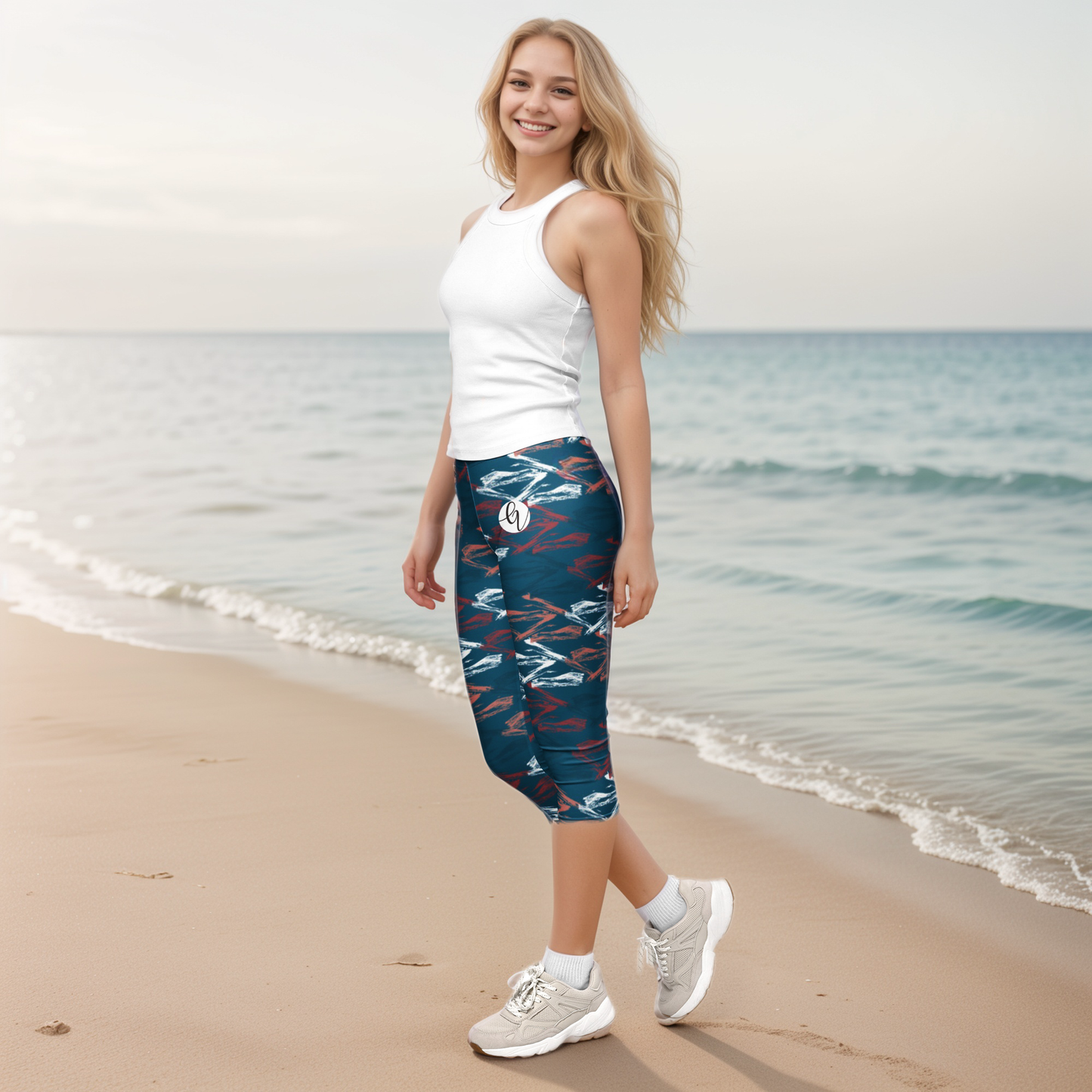 Victoria Line Capri Leggings