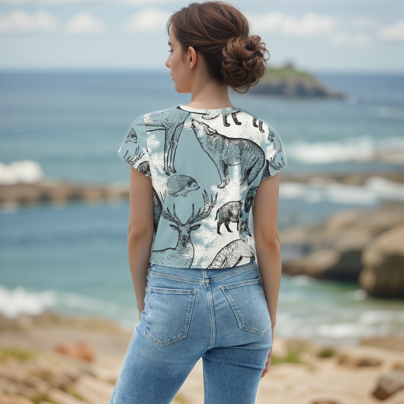 Lama Vintage Crop Tee