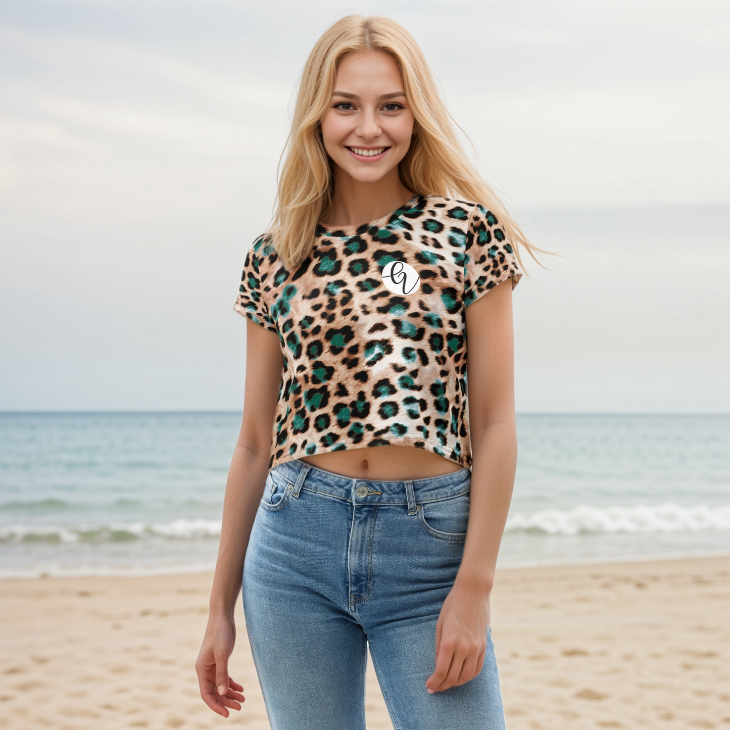 Jaguar Skin Crop Tee