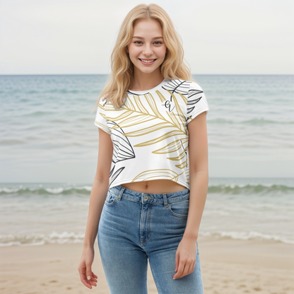 Palm Leaves Crop Tee