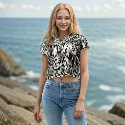 Snow Jaguar Crop Tee