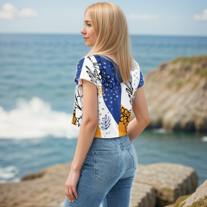 Tropical Foliage Crop Tee