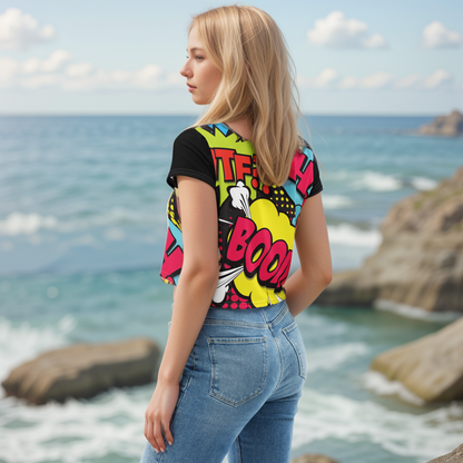 Cool Comic Crop Tee