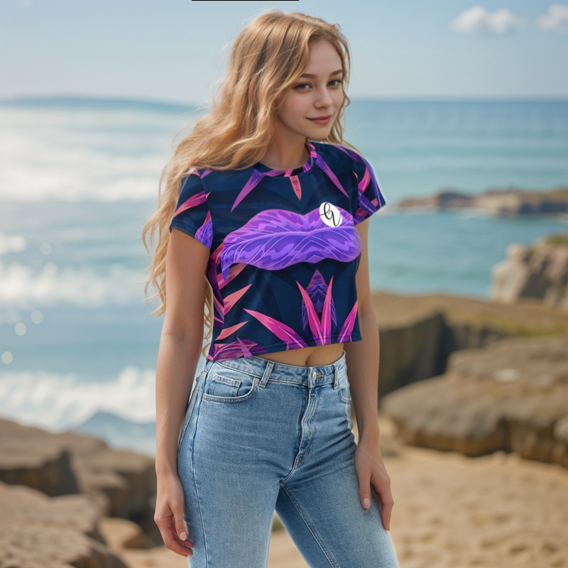 Jurassic Jungle Crop Tee