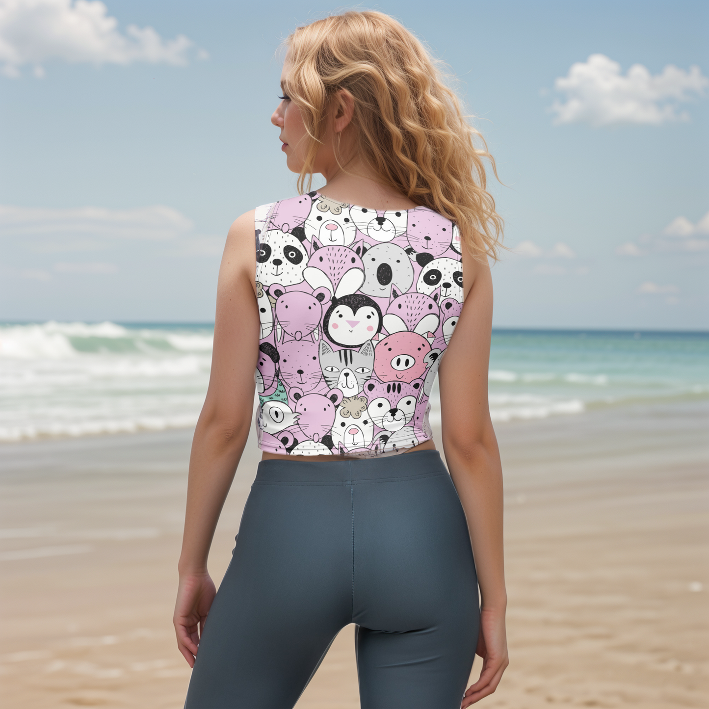 Beary Bear Crop Top