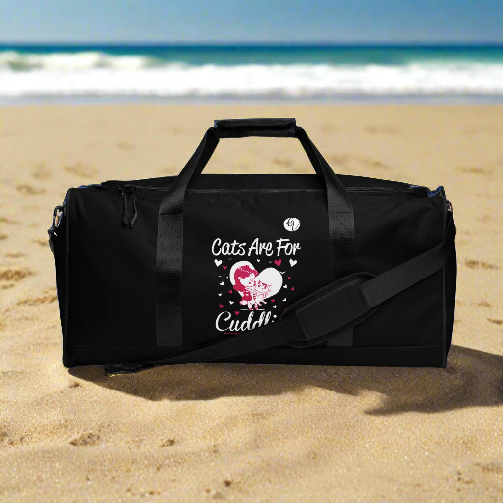 Cats are for Cuddling Pledge Duffle bag