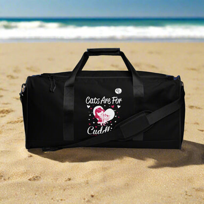 Cats are for Cuddling Pledge Duffle bag