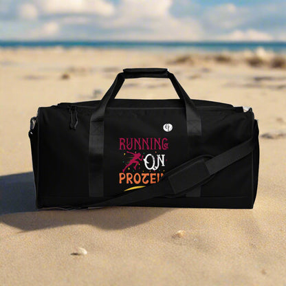 Running on Protein Pledge Duffle bag