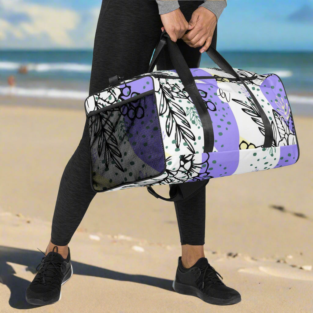 Violet Periwinkle Duffle bag