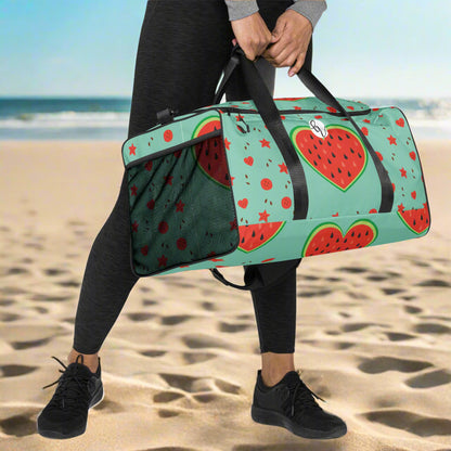 Watermelon Heart Duffle bag