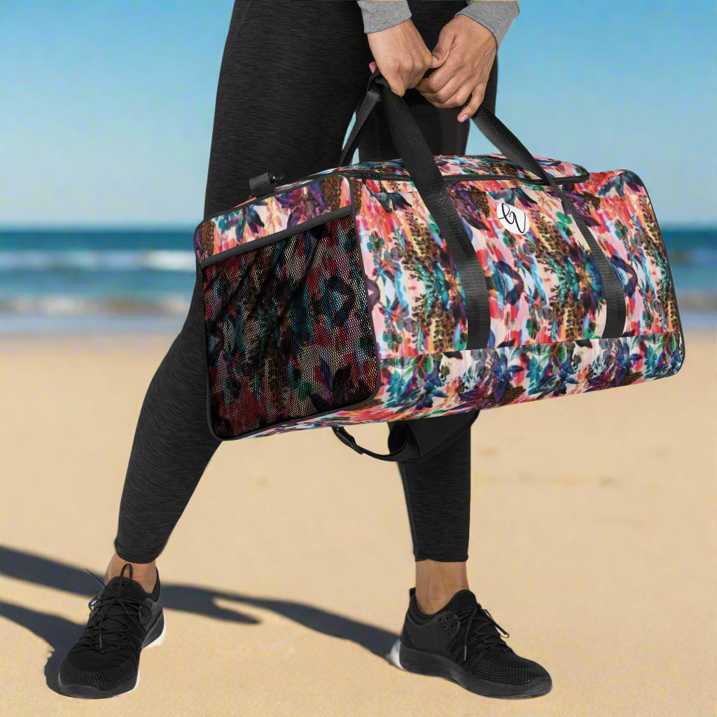 Multicolored Floral Duffle bag