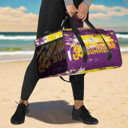 Purple Yellow Summers Duffle bag
