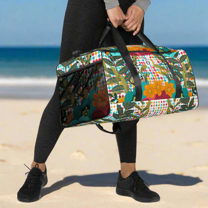 Floral Flame Duffle bag