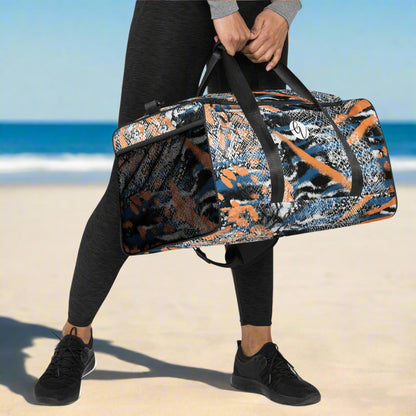 Animal skin Duffle bag