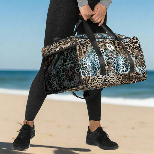 Tiger skin Duffle bag