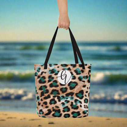 Jaguar Skin Large Tote Bag