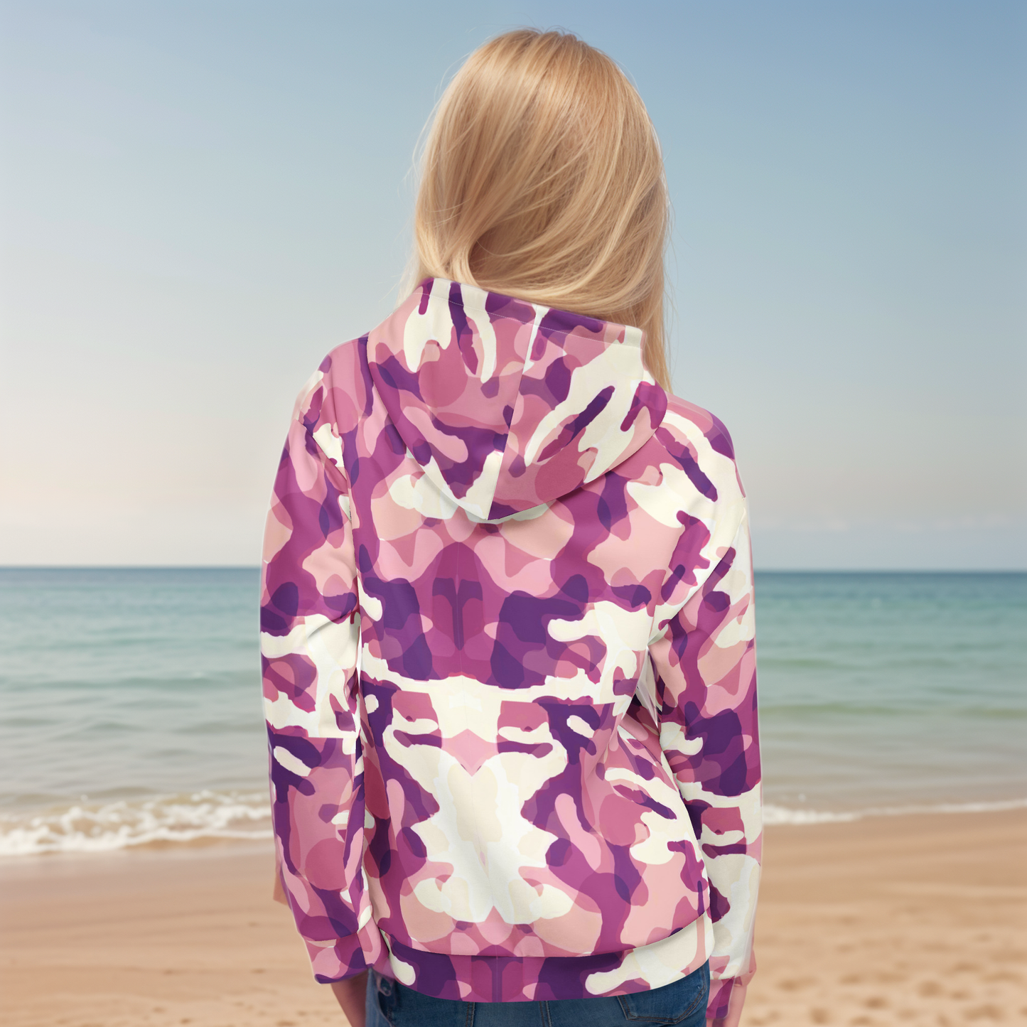 Drape Floral Hoodie