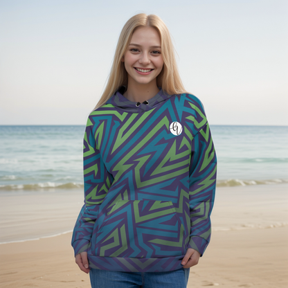 Cross Blue Line Hoodie