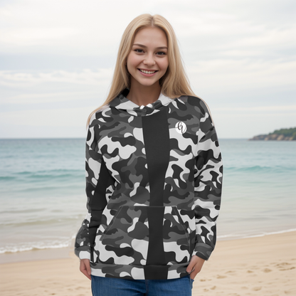 Grey Black Army Hoodie