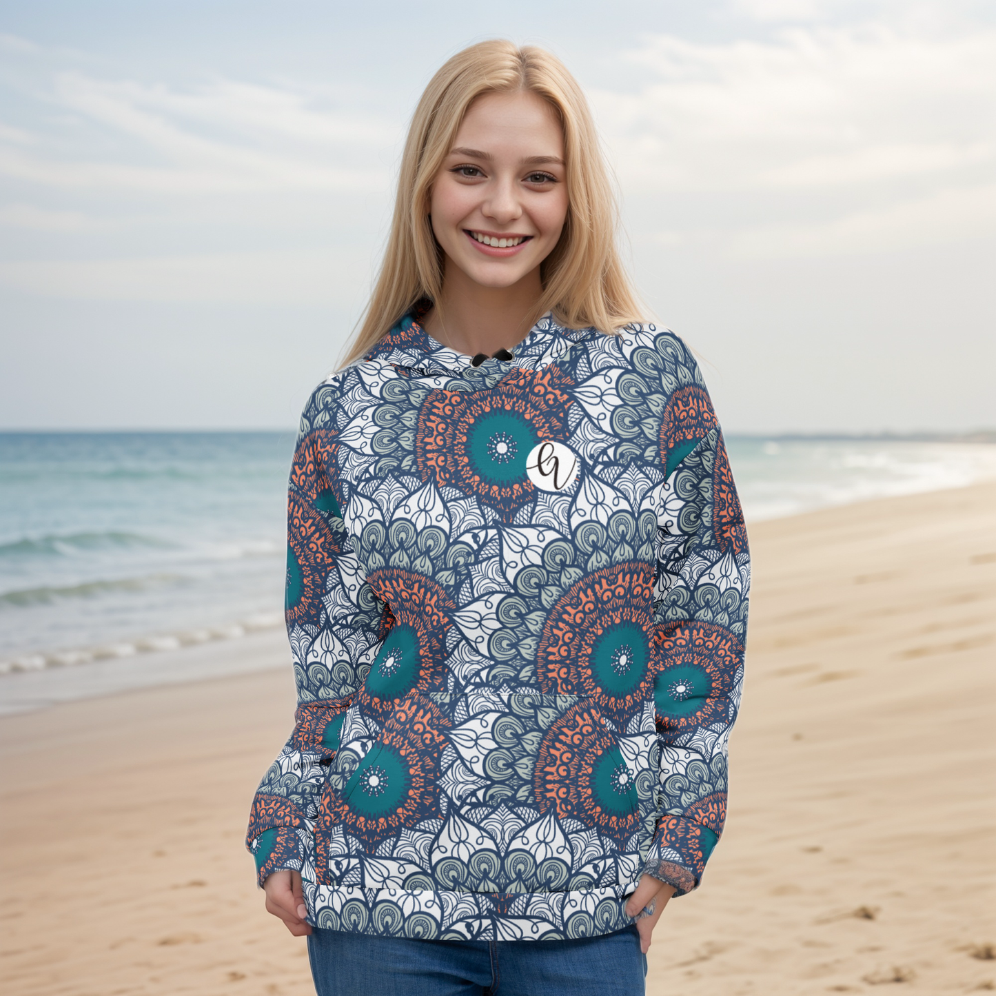 Mandala Printed Hoodie
