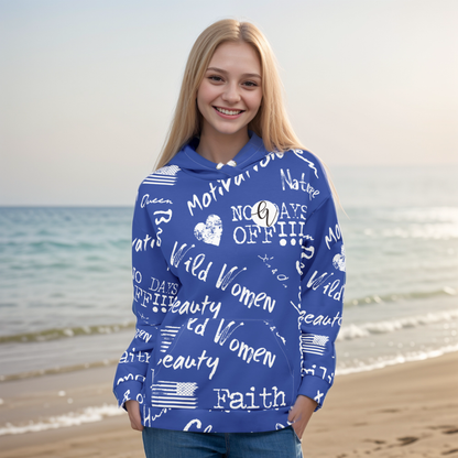 Resilience Blue Hoodie