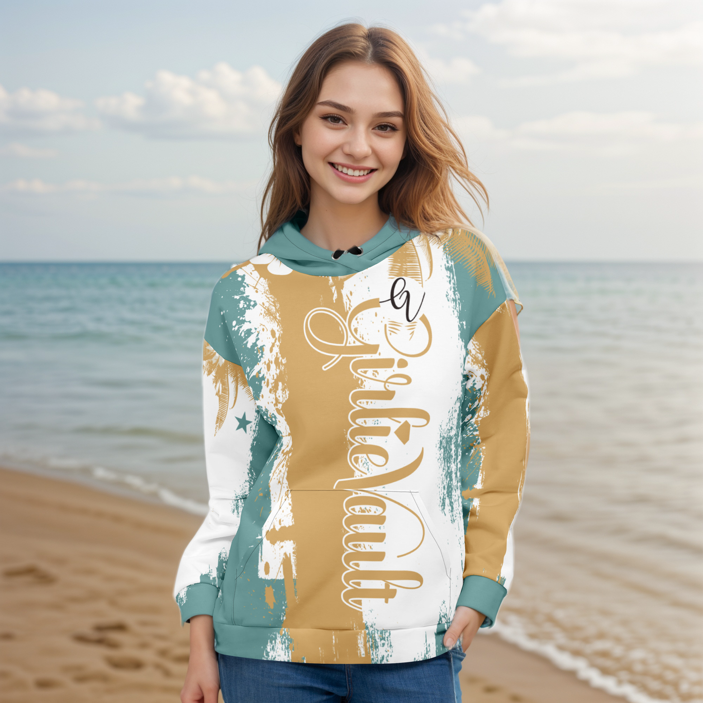 GirlieVault Brown Light Hoodie