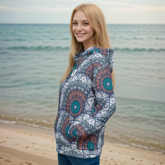 Mandala Printed Hoodie