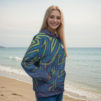 Cross Blue Line Hoodie