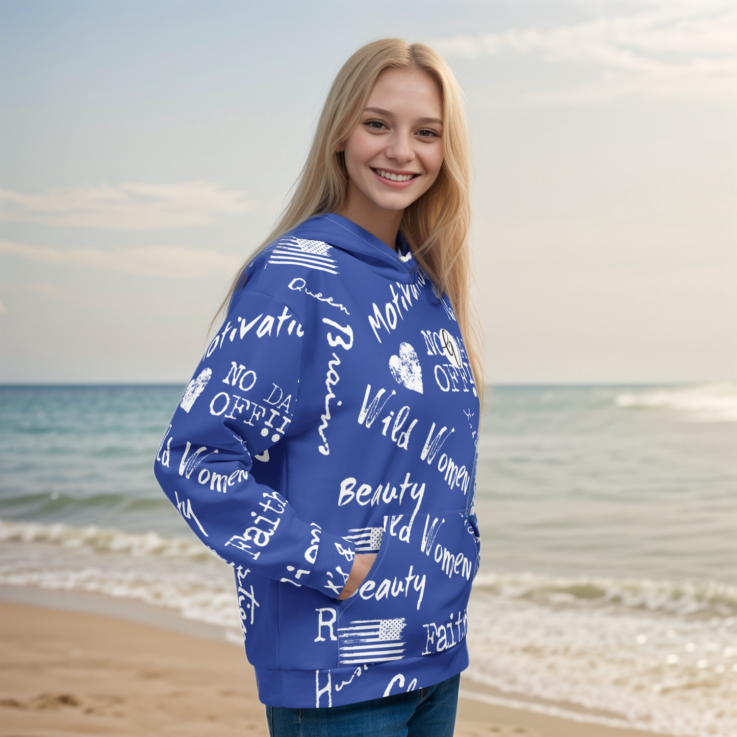 Resilience Blue Hoodie