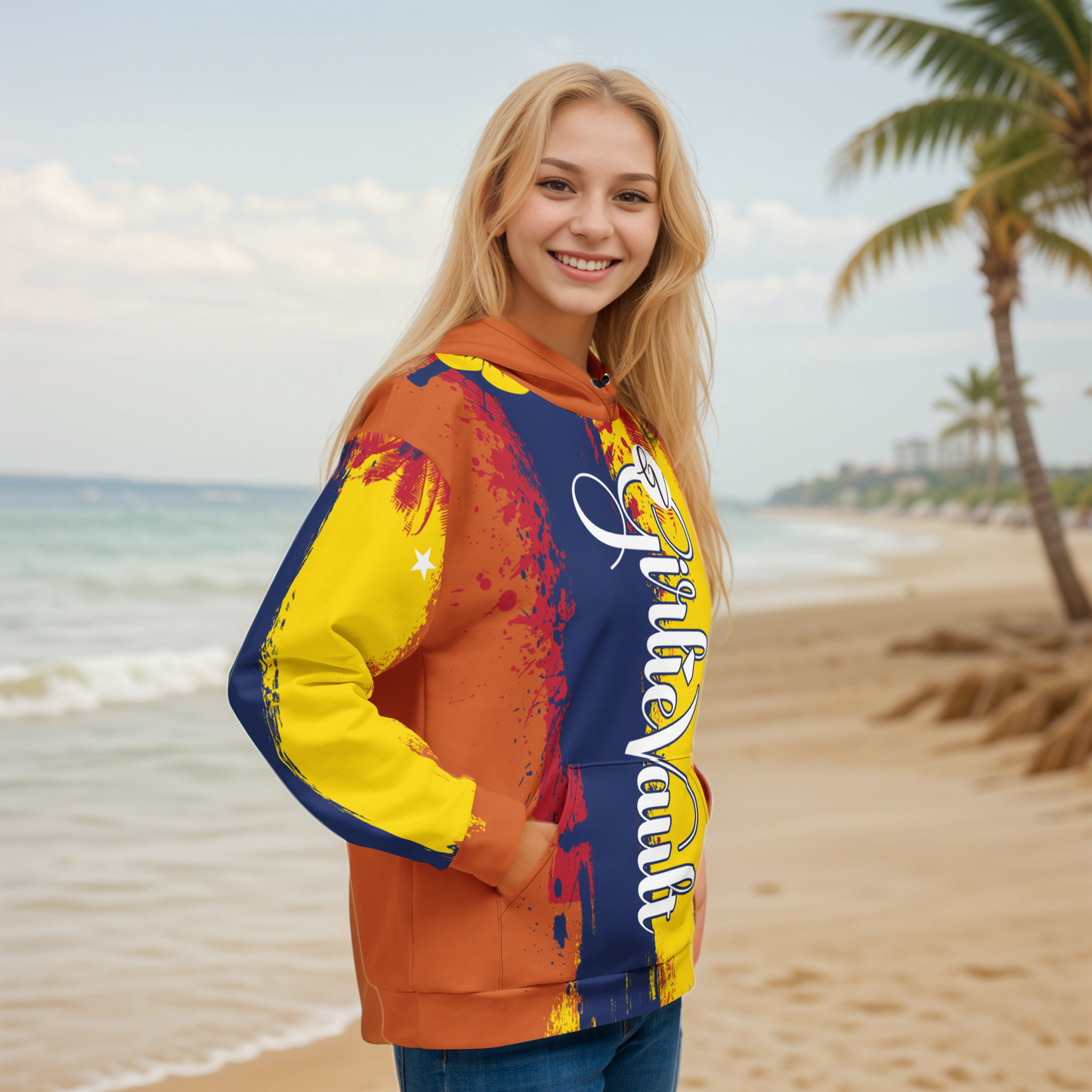 GirlieVault Yellow Hoodie