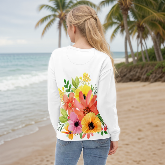 Spring Floral Sweatshirt