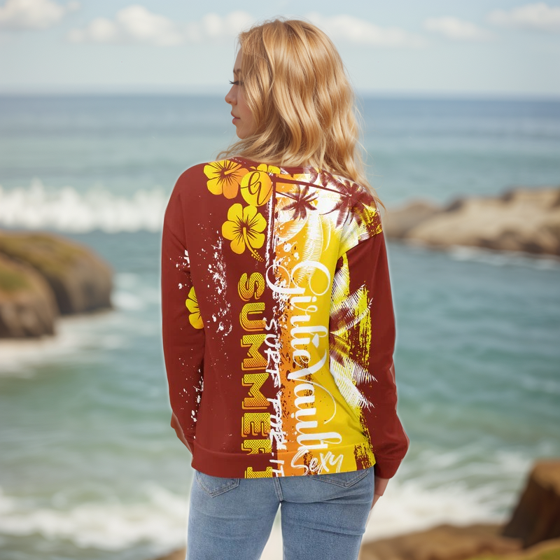 Brown Yellow Summers Sweatshirt