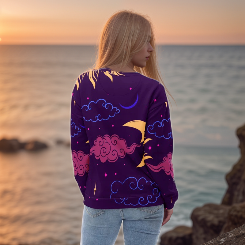 Galaxy Pattern Sweatshirt