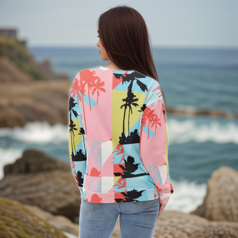 Pink Pattern Sweatshirt