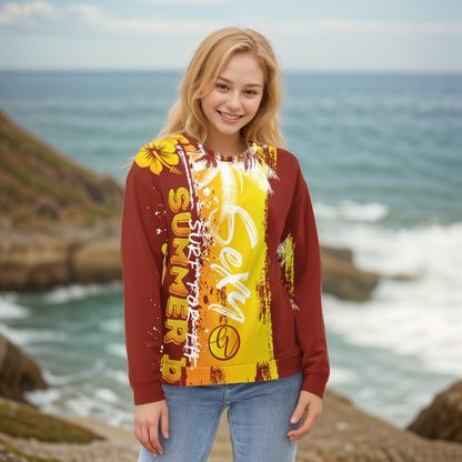 Brown Yellow Summers Sweatshirt
